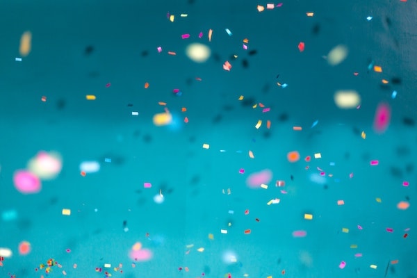 Picture of confetti